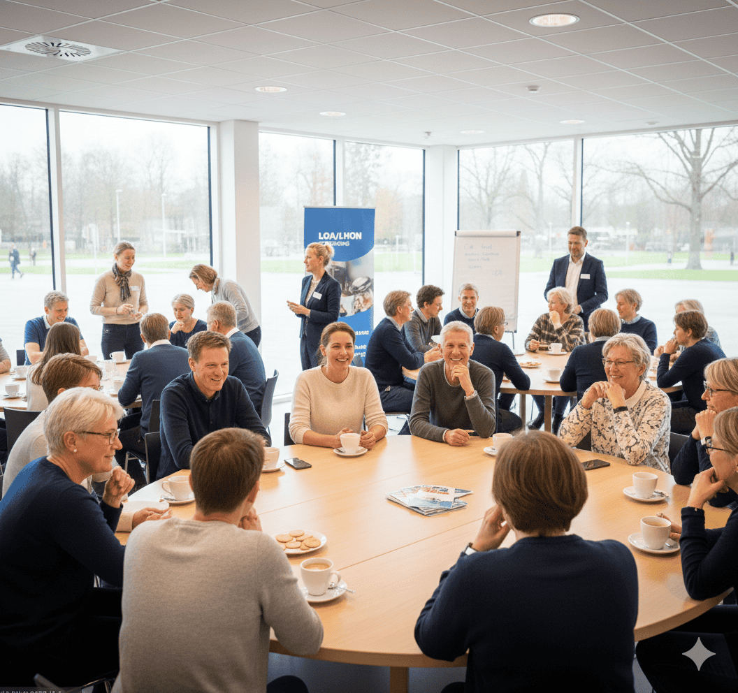 mensen in een community bijeenkomst